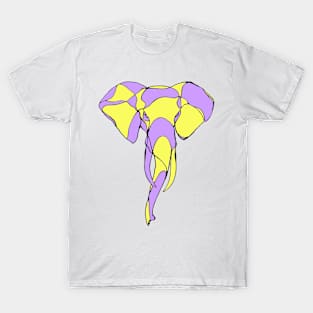 Eddie the Elephant (Purple/Yellow) T-Shirt